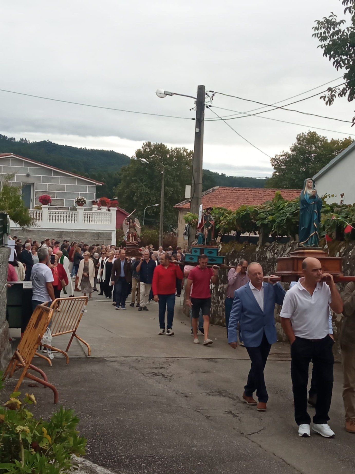La fiesta de San Miguel Arcángel en Trabanca Badiña (Vilagarcía).