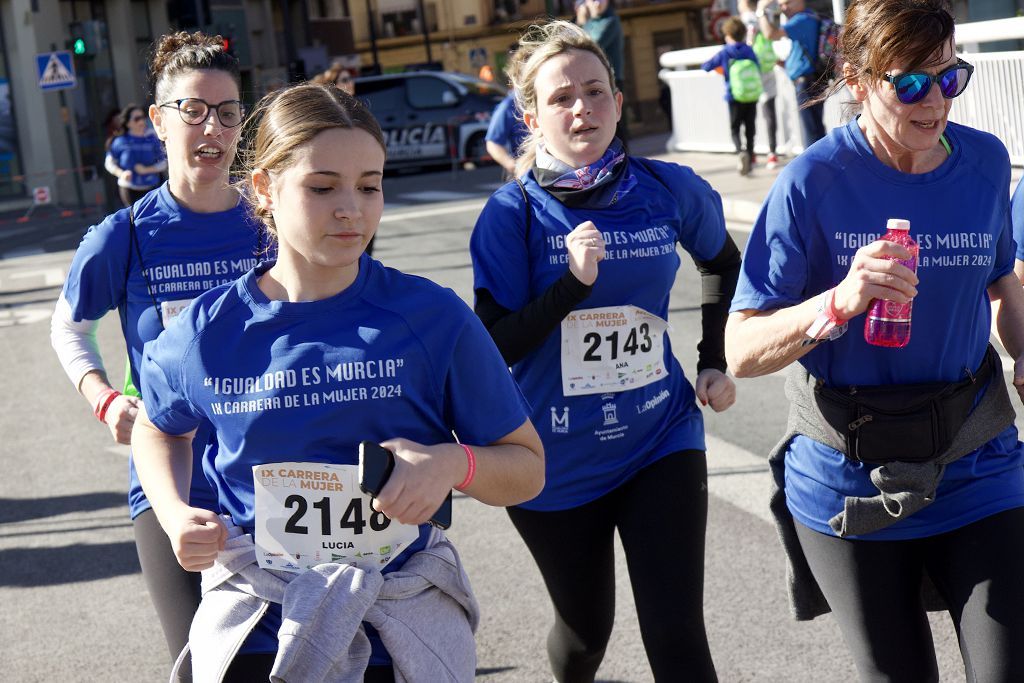 Las imágenes de la llegada a meta de la Carrera de la Mujer de Murcia 2024