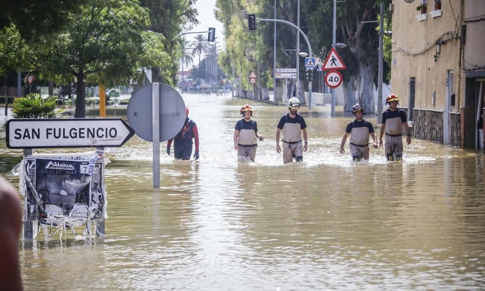 Las imágenes de las inundaciones en Almoradí y Dolores