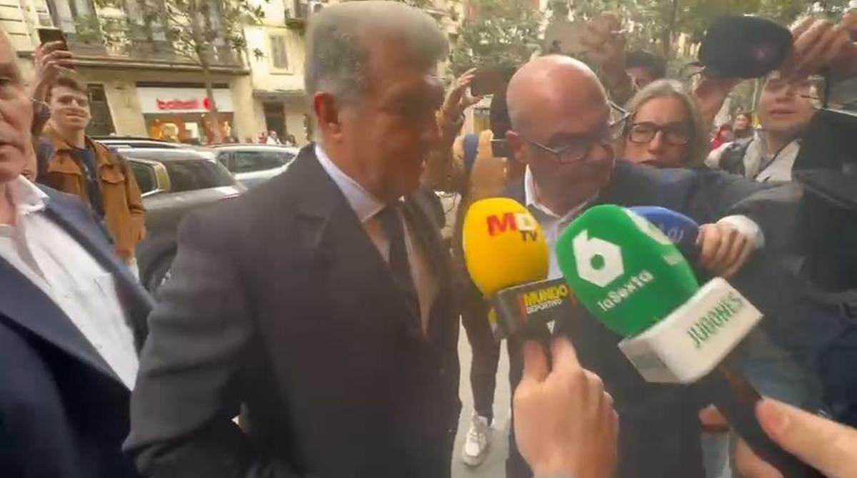 Laporta y Enrique Cerezo se juntan para comer en la previa del partidazo de está noche.