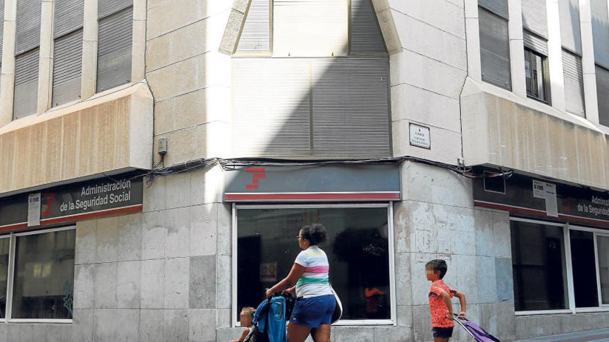 El antiguo edificio de la Tesorería de la Seguridad Social.