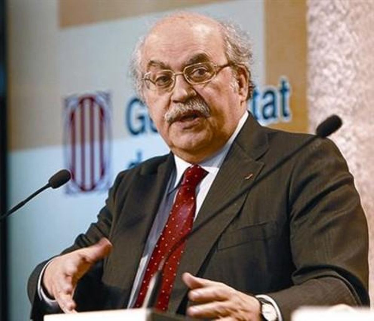 El conseller d’Economia, Andreu Mas-Colell. El conseller d’Economia, Andreu Mas-Colell.