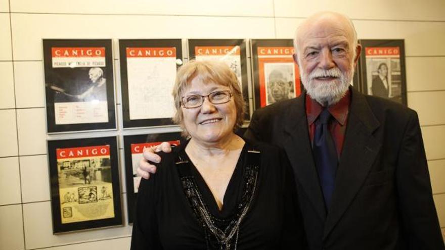 Xavier Dalfó i Isabel Clara Simó a Figueres.