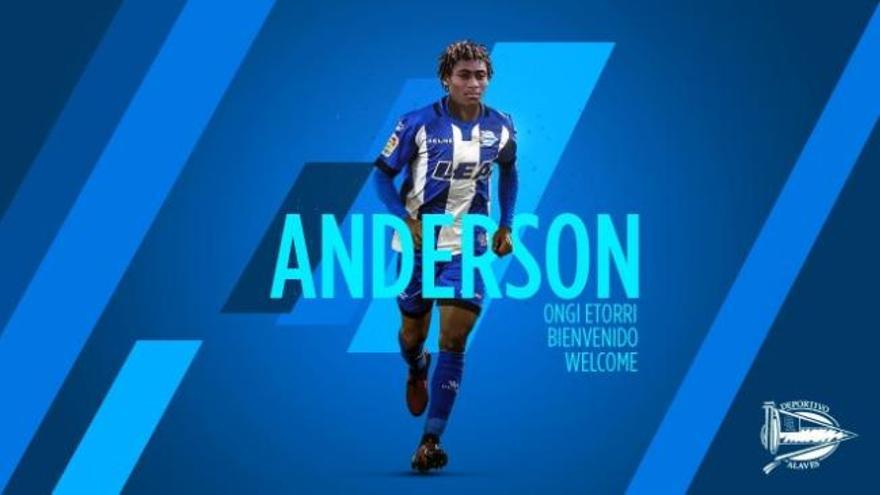 El Alavés anuncia el fichaje de Anderson Emanuel