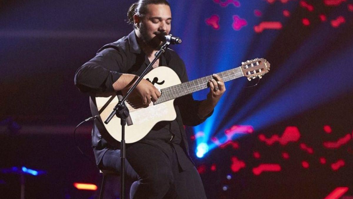 Ezequiel Montoya en uno de sus conciertos
