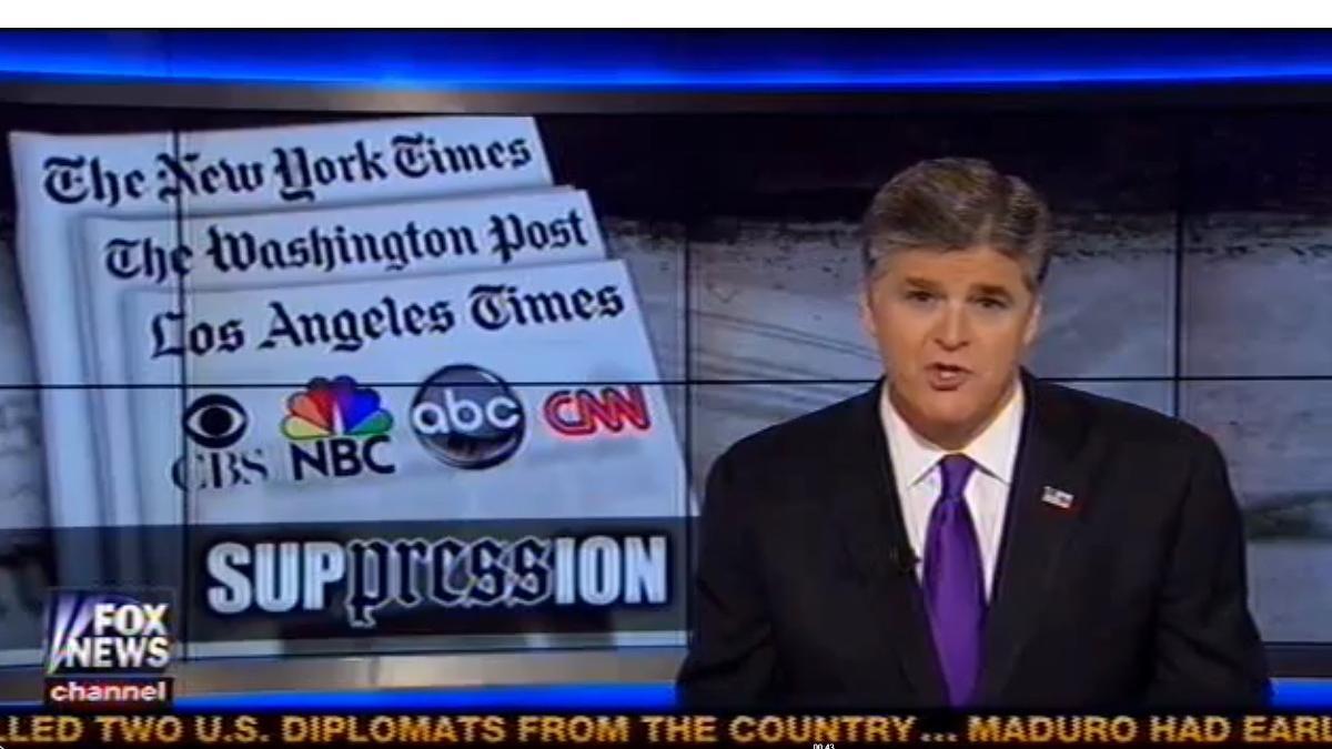 El controvertido periodista de la cadena Fox Sean Patrick Hannity.