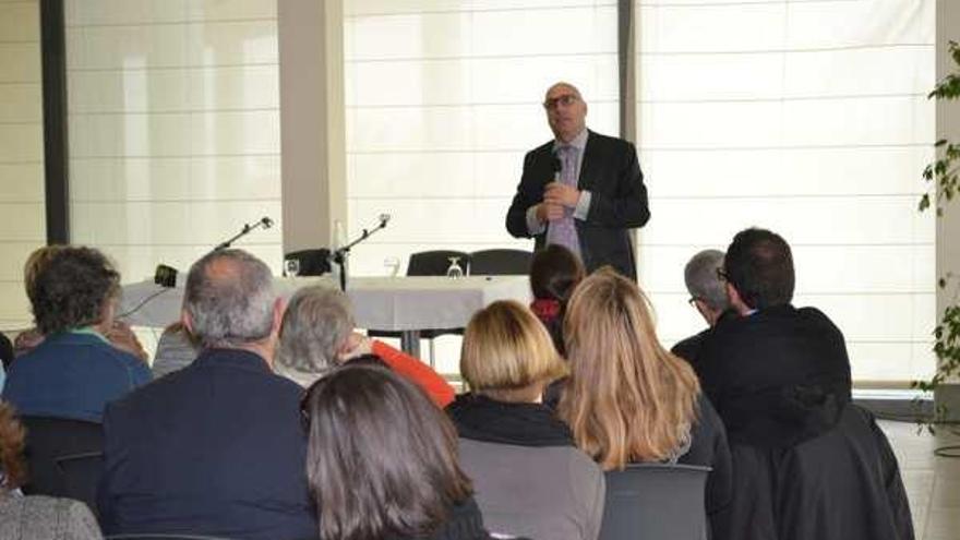 Ferran Roquer durant la presentació.