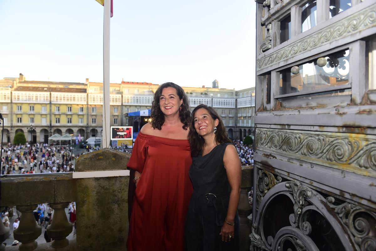 Pregón de la actriz Lucía Veiga que abre la fiestas de María Pita en A Coruña