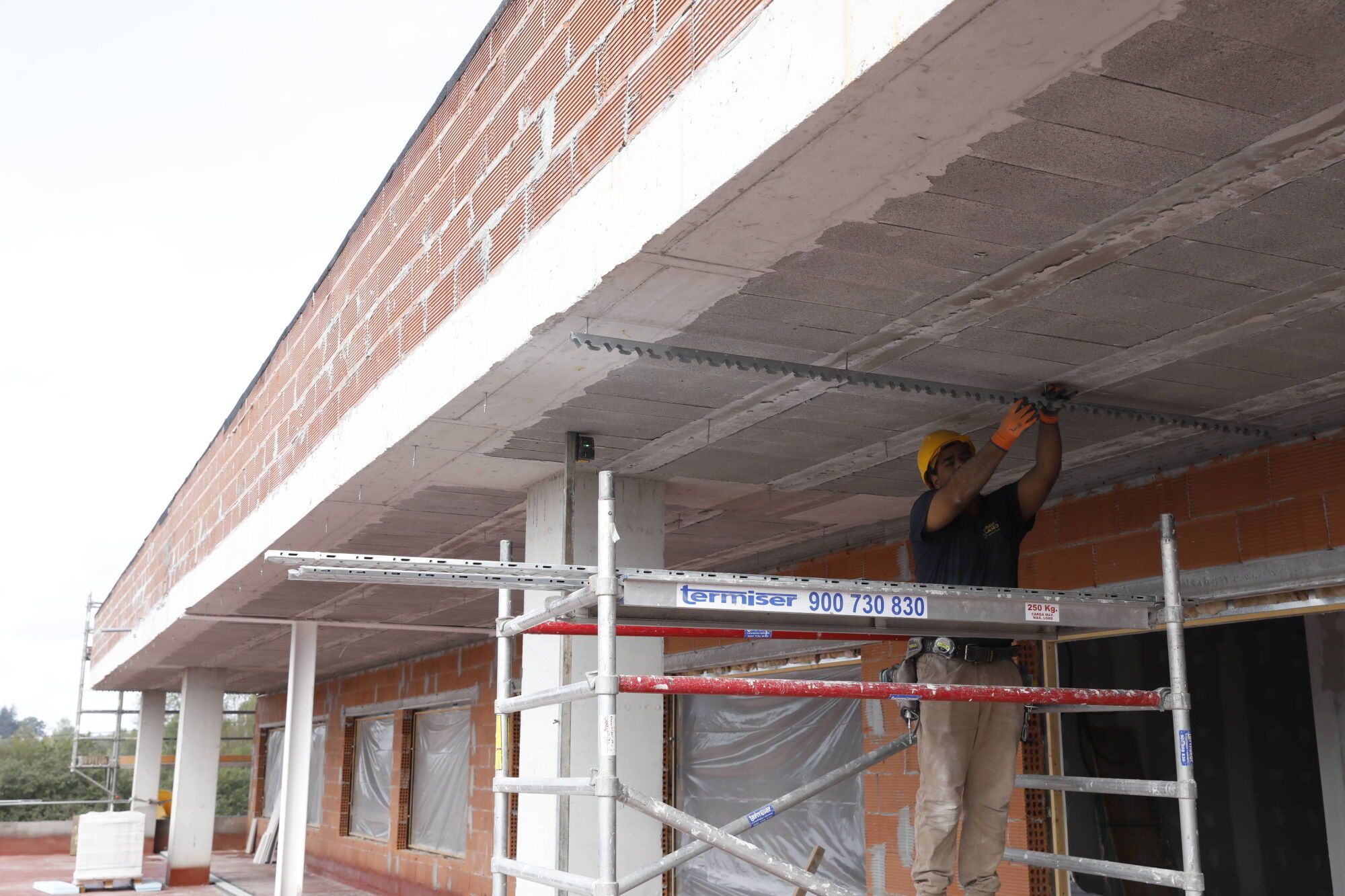 Oviedo, Latores. Obras nuevo pabellón de ASPACE