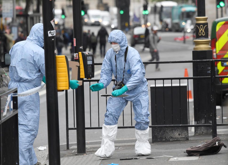 Un detenido en Londres que portaba dos cuchillos junto a Downing Street Reuters