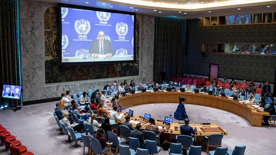 Una sesión del Consejo de Seguridad de la ONU.