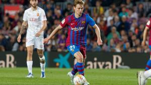 De Jong, durante el partido contra el Mallorca