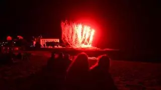 La batalla naval de A Coruña devuelve la luz a la ensenada del Orzán
