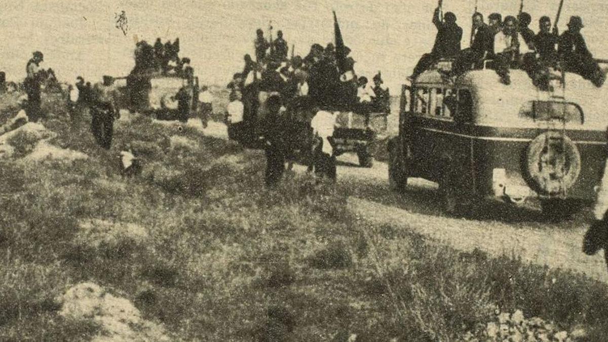 Una fotografía tomada por Ana María Martínez Sagi durante la Guerra Civil Española.