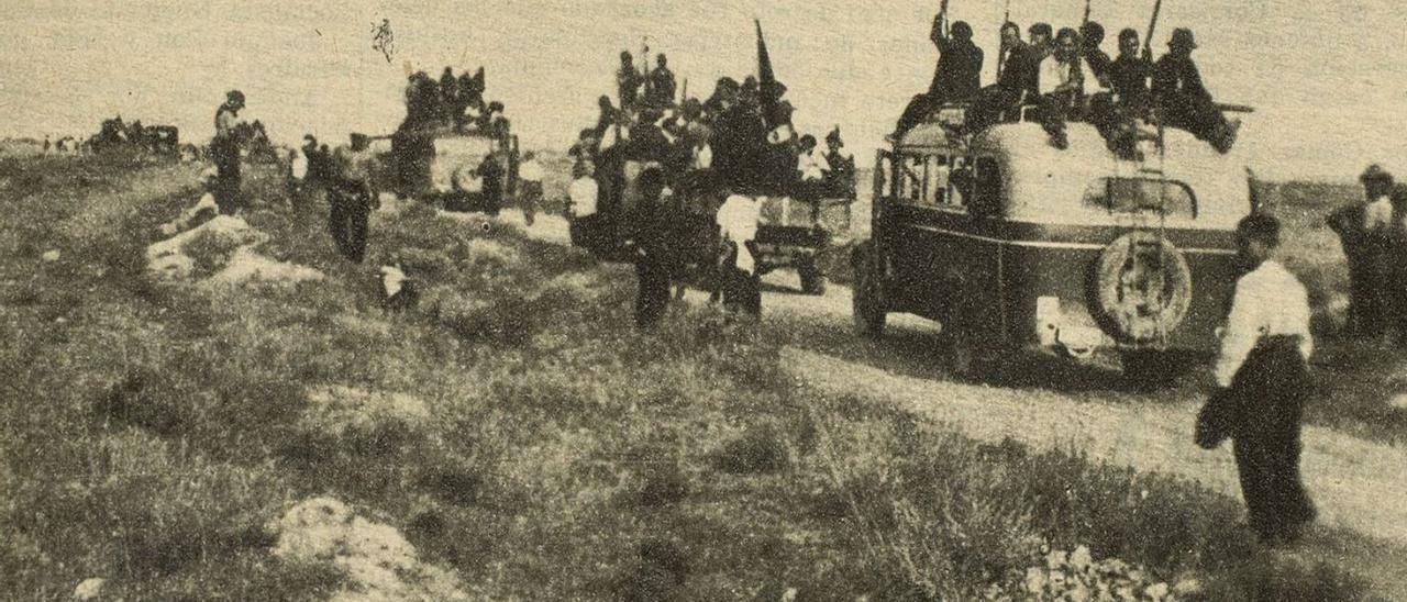 Una fotografía tomada por Ana María Martínez Sagi durante la Guerra Civil Española.