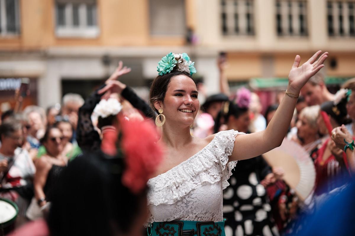 El segundo día de la Feria del Centro de Málaga, en imágenes