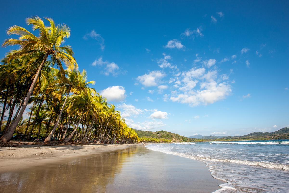 Una de las playas de la Península de Nicoya, en Costa Rica