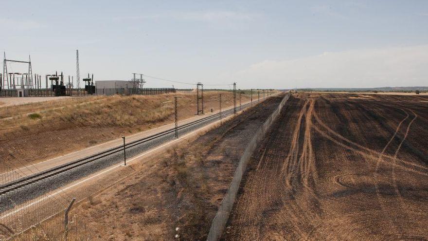 Imagen de la zona tras el fuego.