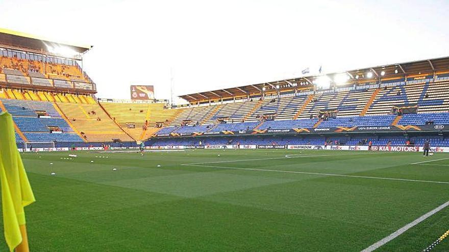 Imagen de archivo del estadio del cuadro amarillo.