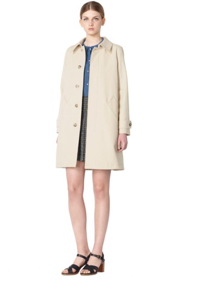Abrigo entretiempo blanco: A.P.C
