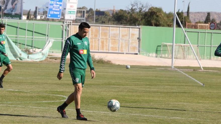 Ramón Folch, durante el entrenamiento de este martes