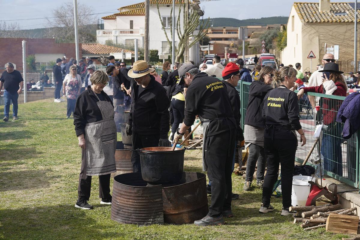 Albons carnaval dinar popular tradicional arrossada d'Albons