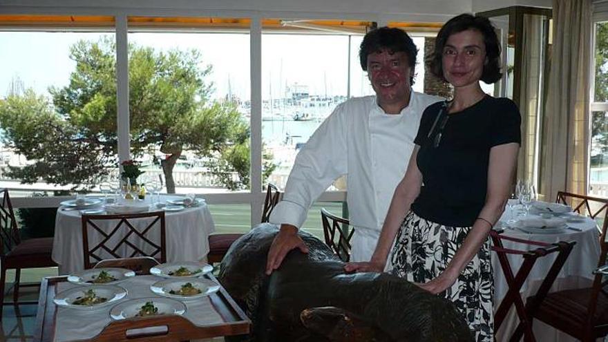 Koldo Royo y Mercedes Palmer, los socios del restaurante.