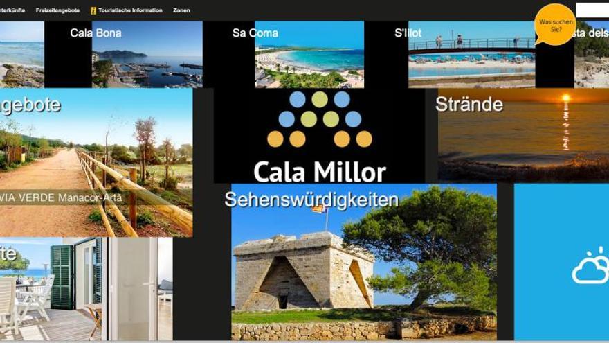 &quot;Visit Cala Millor&quot; gibt es auch auf Deutsch.