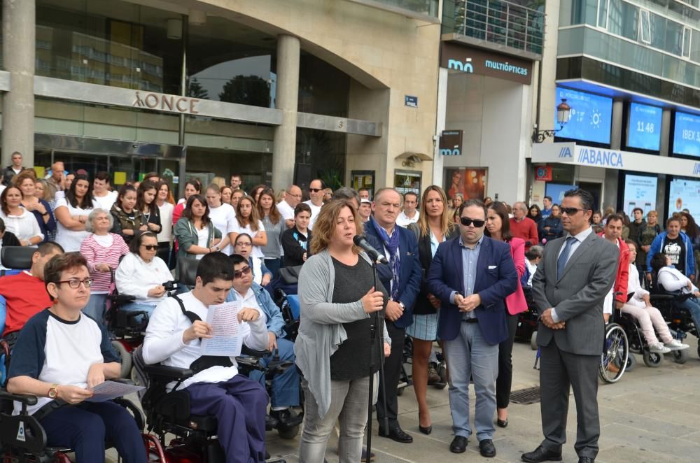 ''Flashmob'' de Aspace: Día Parálisis Cerebral