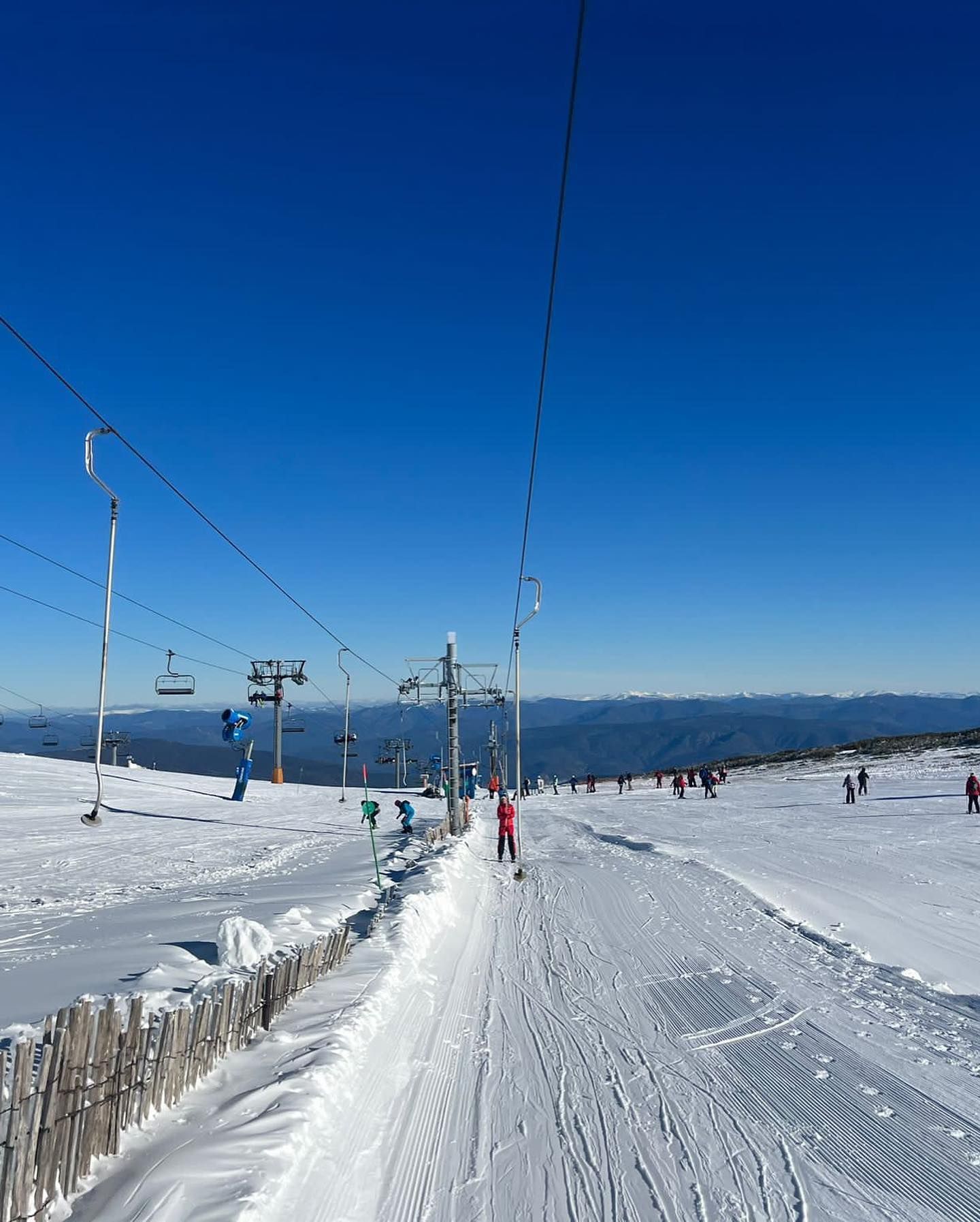 Primer fin de semana de nieve en Manzaneda