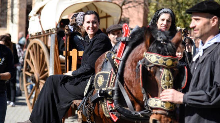 Un dels carros participants a la cavalcada dels Traginers, l&#039;any passat