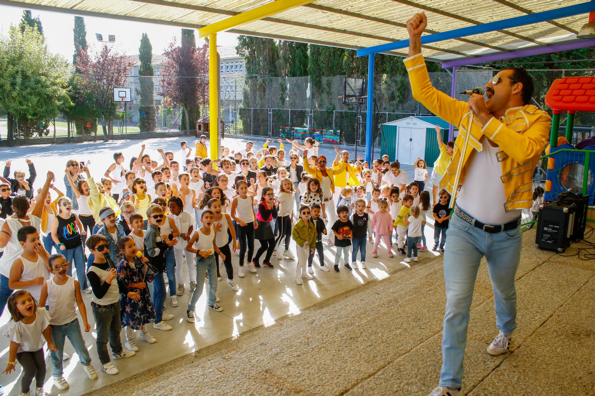 El espíritu de Freddy Mercury se encarna en el CEIP Anexo A Lomba