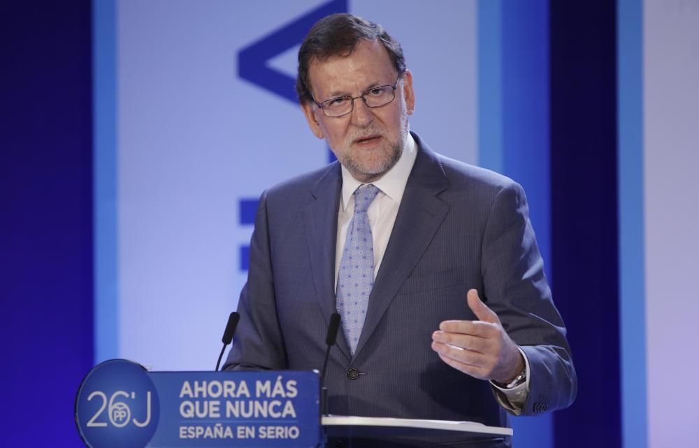 Rajoy cierra un acto del PP en Palma