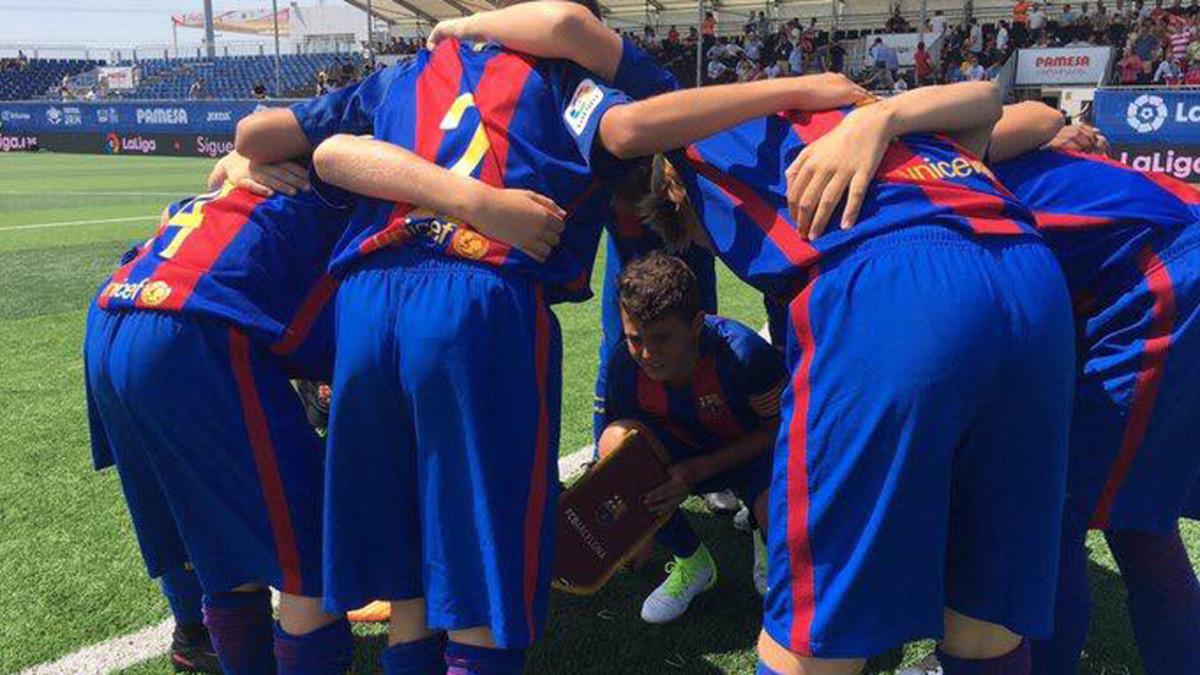 El Barça se estrenó este viernes en LaLiga Promises