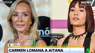 Las duras palabras de Carmen Lomana sobre la vida sentimental de Aitana