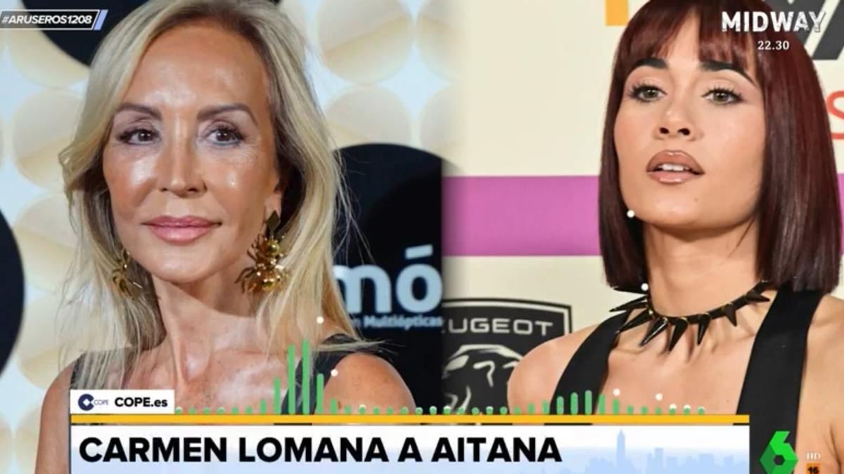 Carmen Lomana y Aitana Ocaña