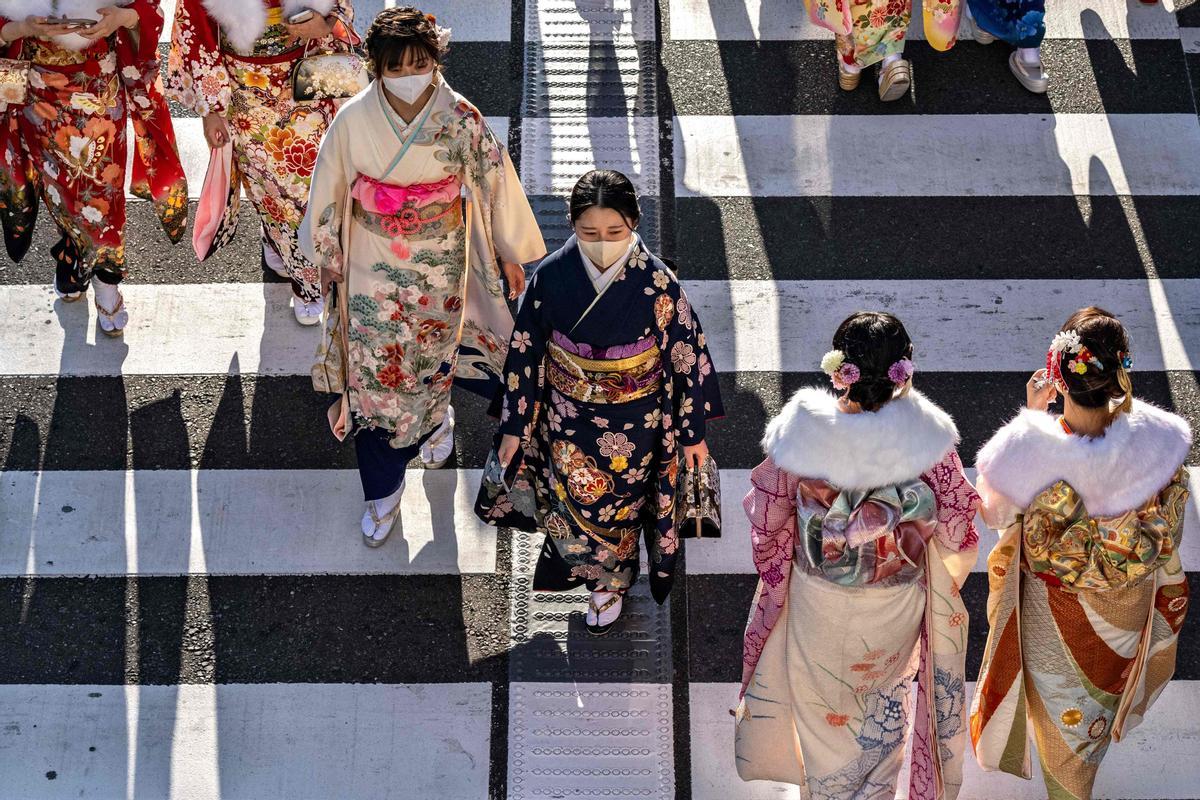 Ceremonia de celebración del Día de la Mayoría de Edad en Japón