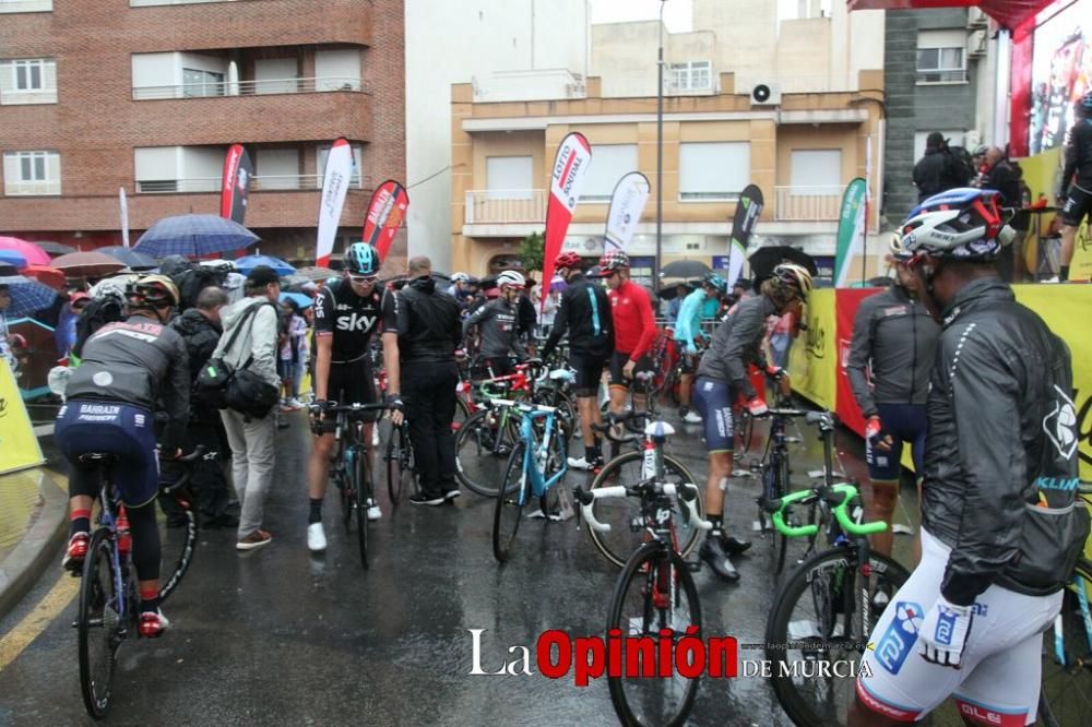 Salida de la Vuelta Ciclista a España desde Lorca