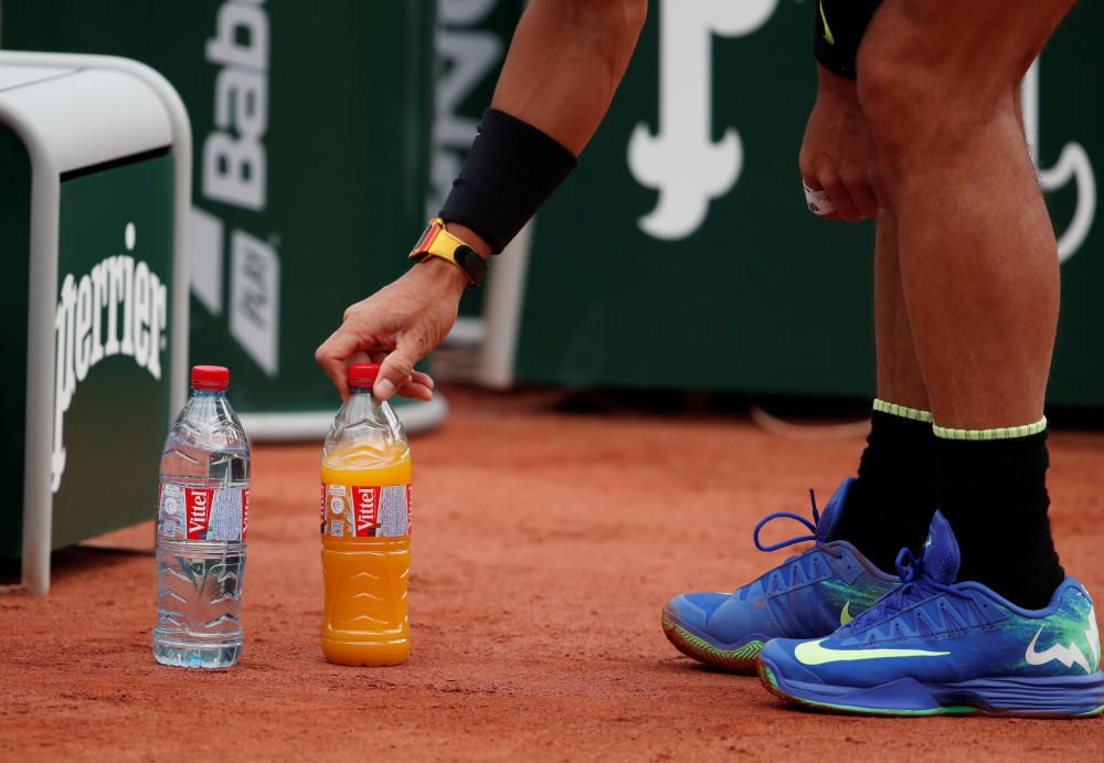 Partido de cuartos de final de Roland Garros entre Nadal y Carreño