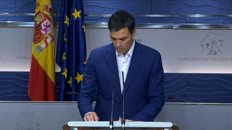 Sánchez pide a la gestora que no expulse a quienes voten 'no' a Rajoy