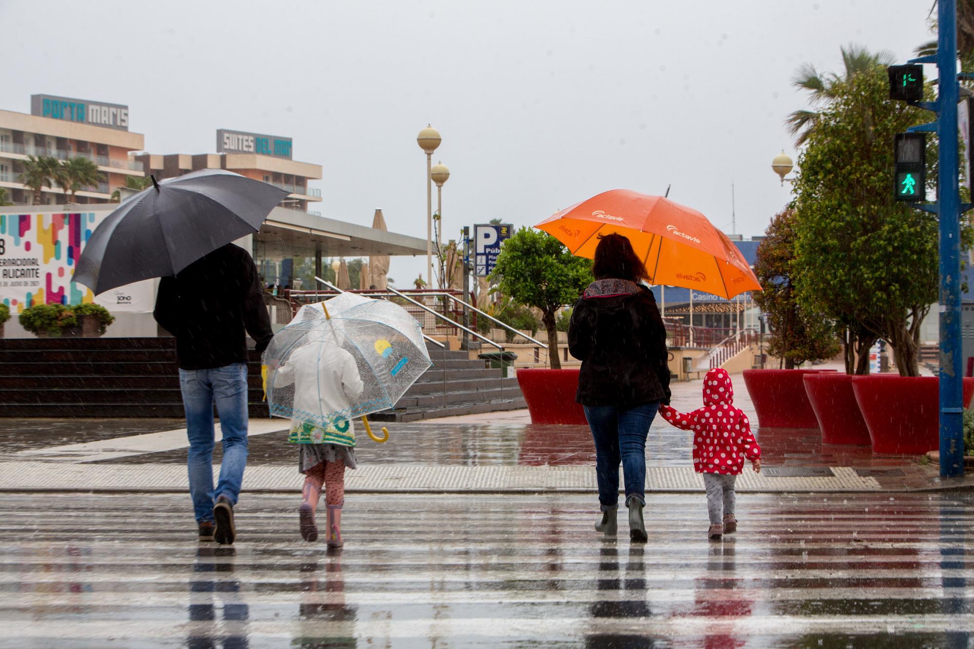 Alerta amarilla por fuertes lluvias y descenso de las temperaturas en la provincia