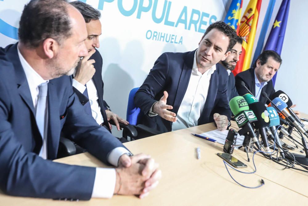 Visita del secretario general del PP nacional, Teodoro García Egea a Orihuela