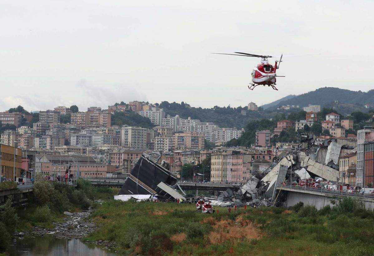 La tragedia de Génova en imágenes