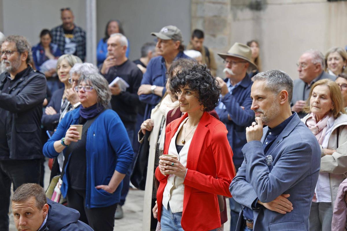 Les imatges del tradicional esmorzar literari de la Generalitat a Girona