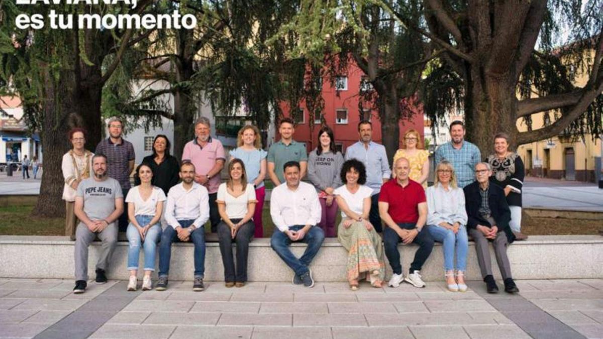 Candidatura del PSOE de Laviana.