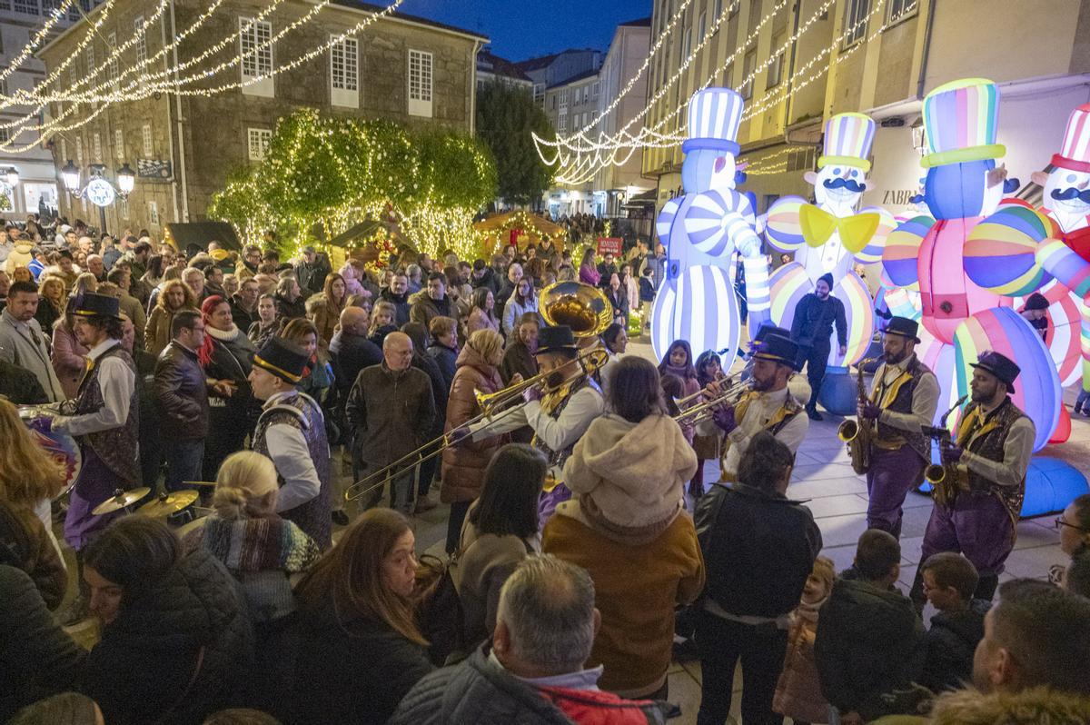 A celebración encheu de maxia ao municipio.