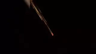 Un gigantesco trozo de basura espacial en llamas sobrevuela el litoral español en plena lluvia de estrellas