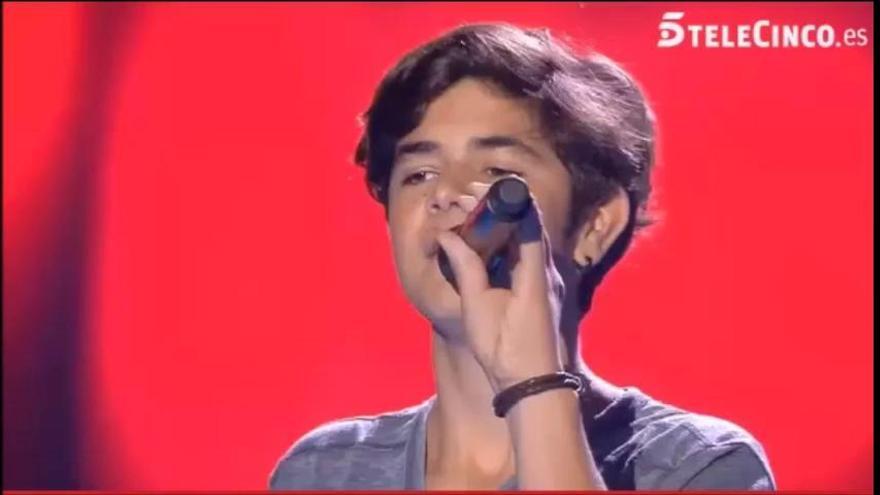 Actuación de Marc Cuevas en 'La Voz Kids'