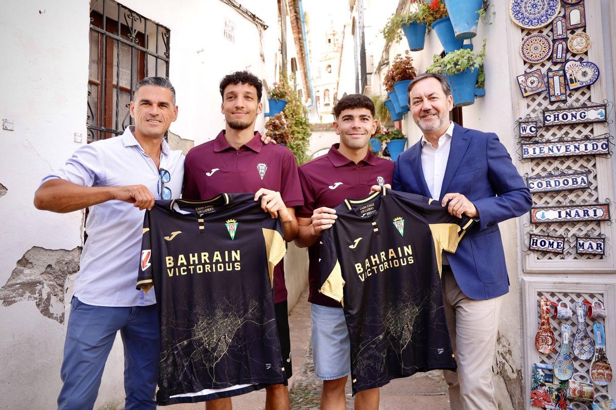 Ghailan y El Jebari son presentados como jugadores del Córdoba CF