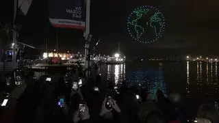 El espectáculo con drones que esta noche iluminará el cielo de las Hogueras de Alicante